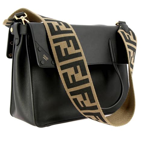 fendi black cross body bag|Fendi crossbody bags for women.